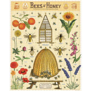 puzzle-1000-pièces-cavallini-abeille-miel