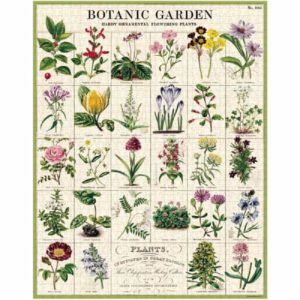 puzzle-1000-pièces-cavallini-botanic-garden-fleurs